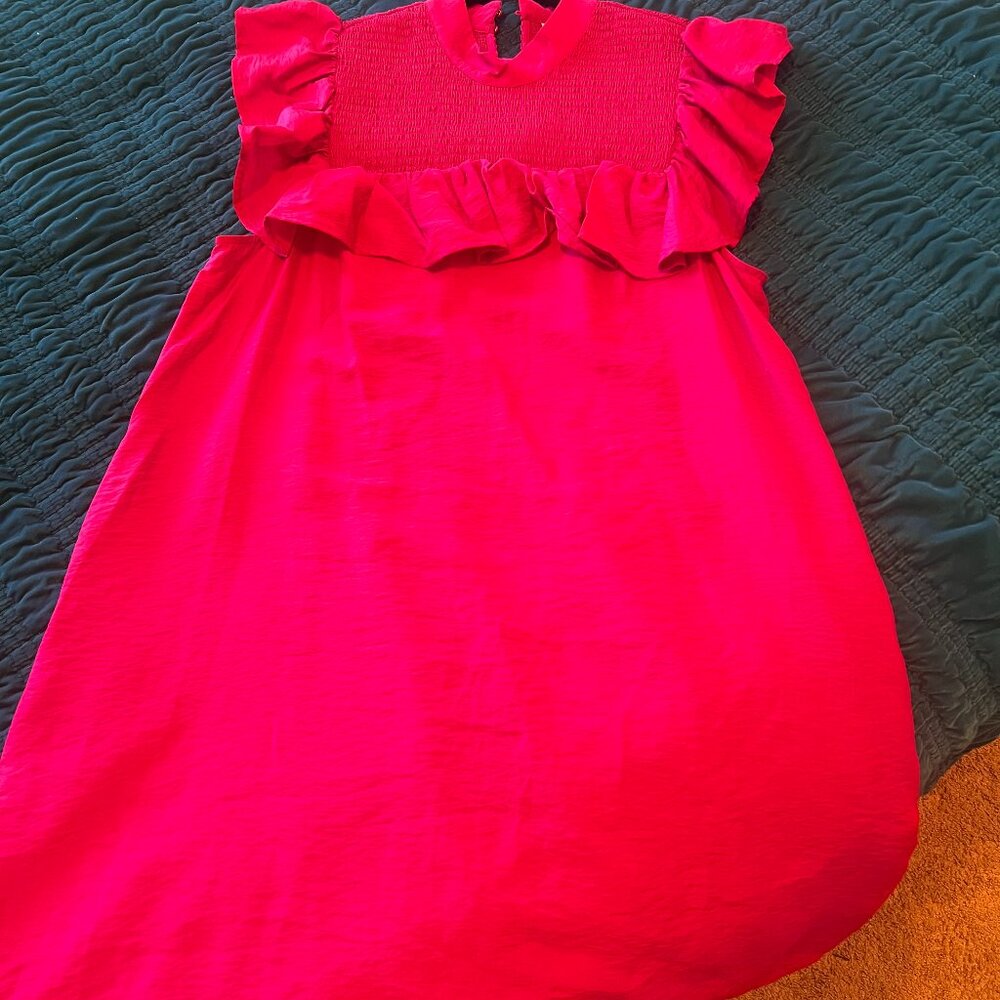 A New Day Sundress- Hot Pink